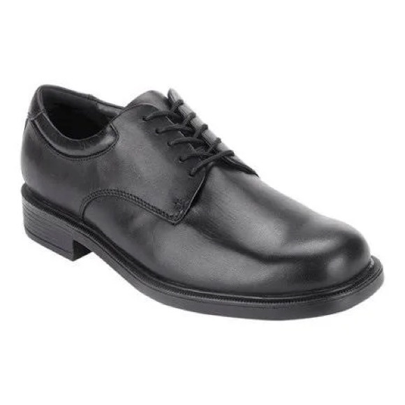 Rockport Men's Margin Oxford Black Leather Office‎ Work Size 6.5 NWOT Academia